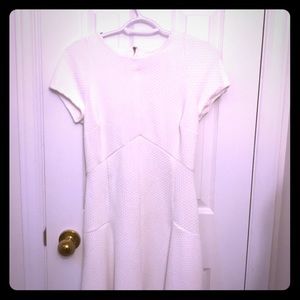 White banana republic dress.